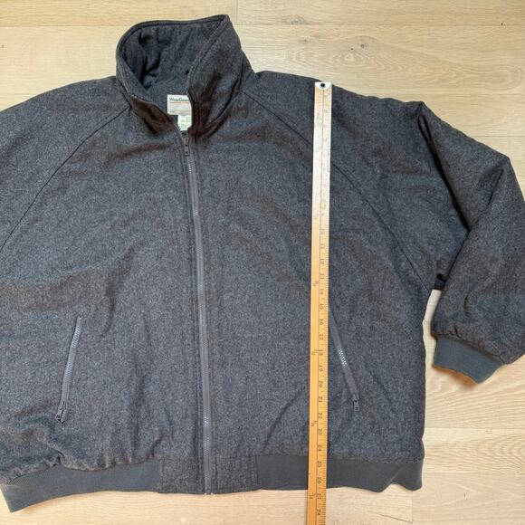 Bomber Jacket 3XL Wool Blend Wear Guard Quilted Lining Minimalist Classic Casual - Picture 7 of 9